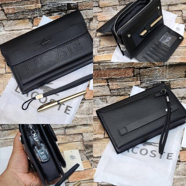 Pochette Lacoste élégante