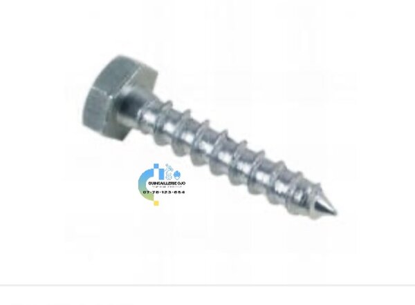 100 Vis tirefond 8*50cm clé13