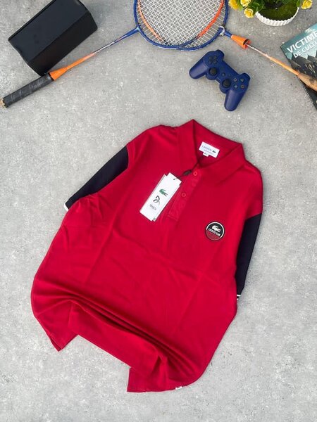 Polo Rouge Homme Sport