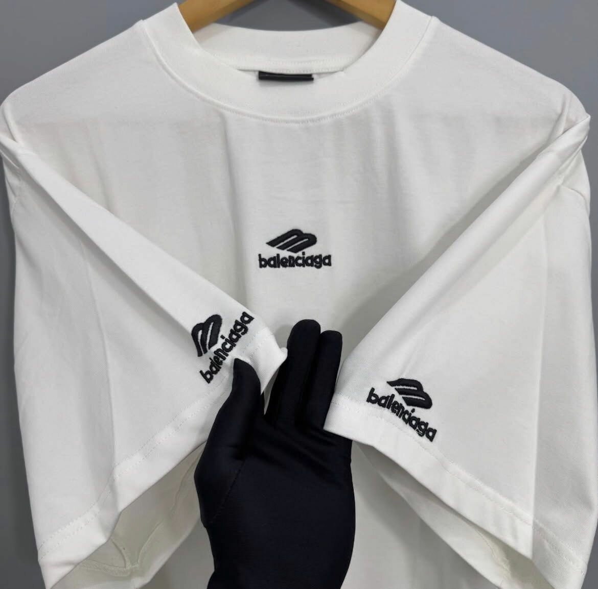 Balenciaga T-shirt blanc Coton