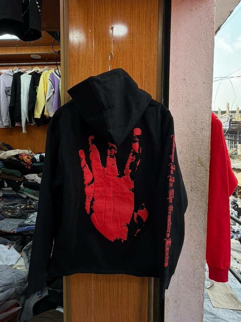 Sweat à capuche VLONE rouge