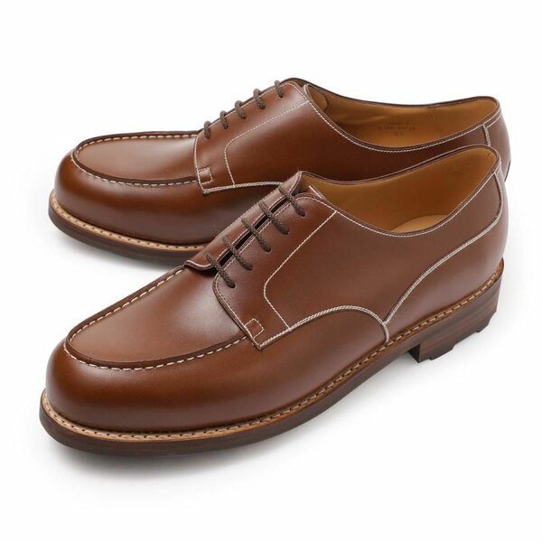 Chaussures Derby en cuir marron