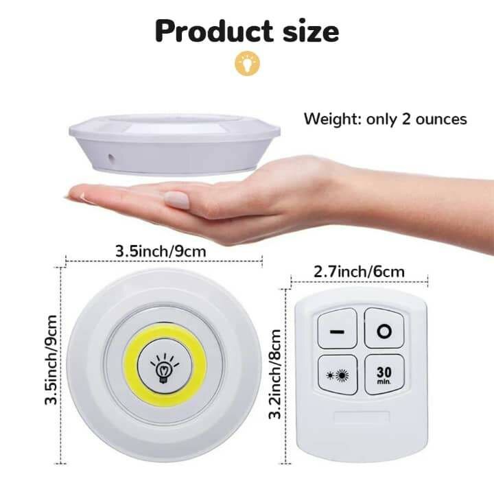 Lampe LED sans fil avec télécommande