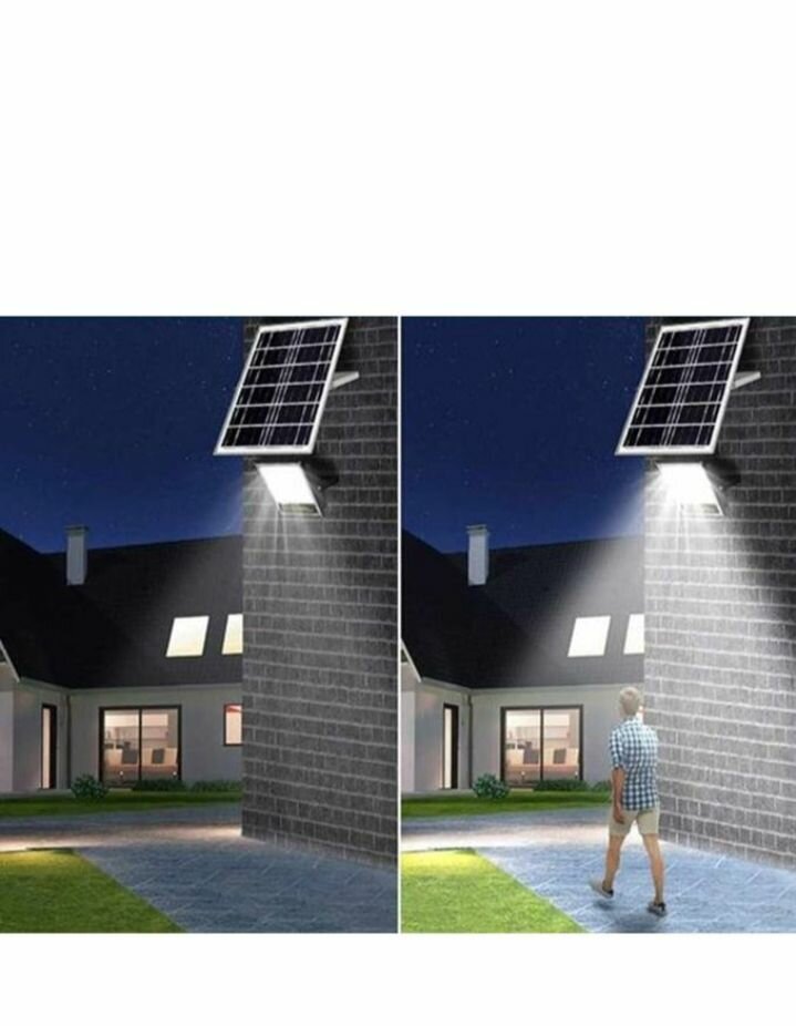 Projecteur solaire LED extérieur 300W