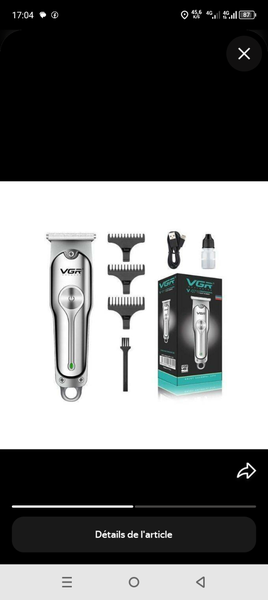 Tondeuse à cheveux VGR Pro