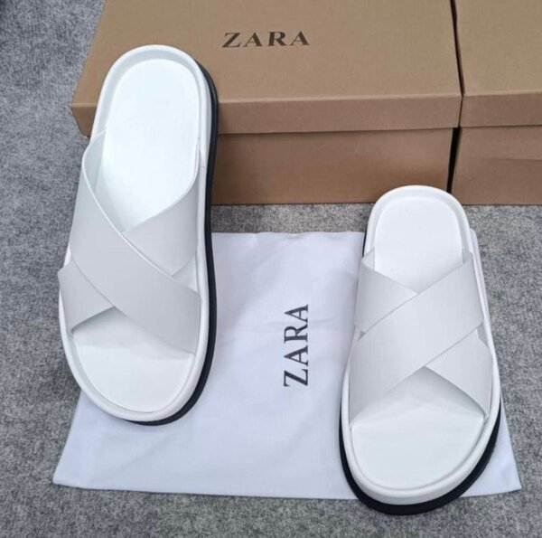 Sandales élégantes blanches Zara
