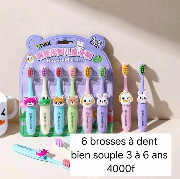 Brosses à dents enfants 3-6ans