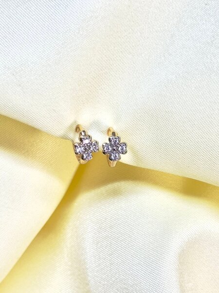 Boucles d'oreilles dorées élégantes