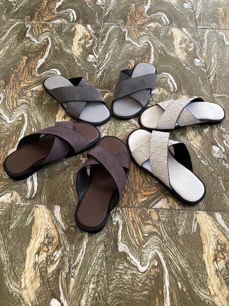 Sandales en cuir pour hommes