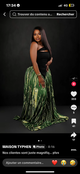 Robe longue élégante et colorée