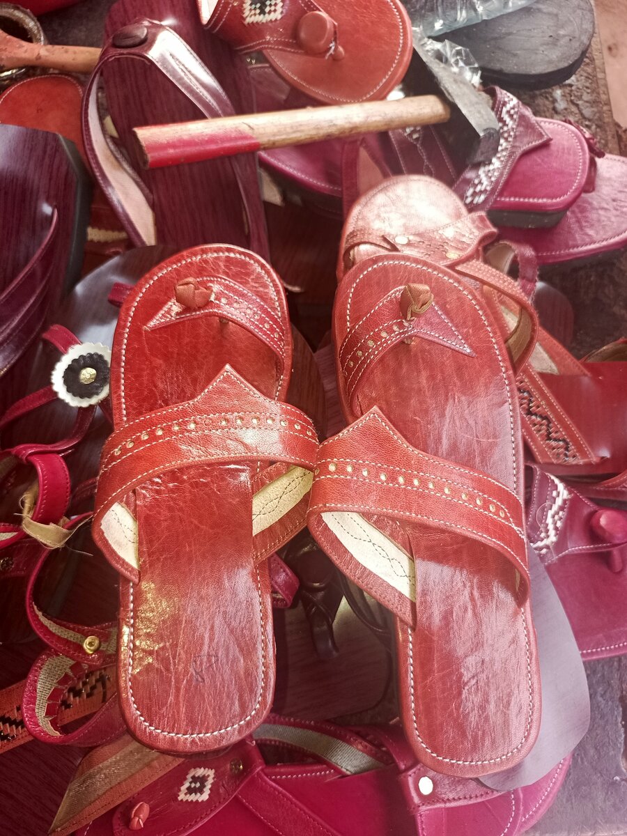 Sandales en cuir artisanales