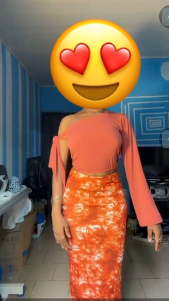 Robe asymétrique élégante