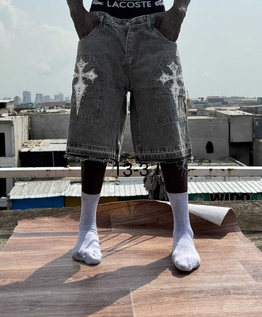 Shorts en Jean Décontracté Homme