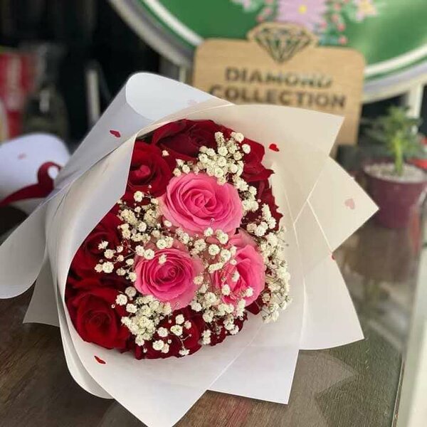 Bouquet de roses rouges