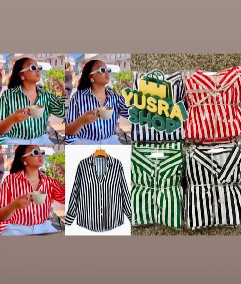 Chemisier à Rayures Femme