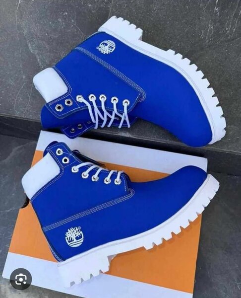 Bottes de randonnée bleu