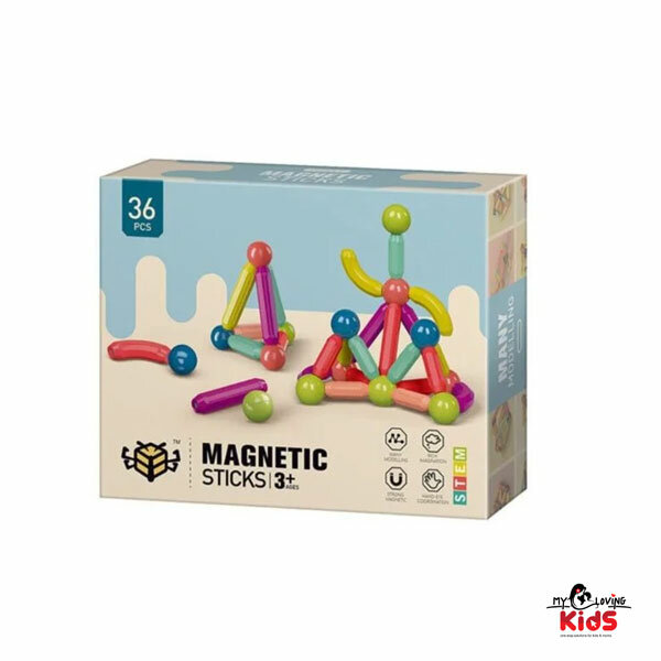 Bâtonnets magnétiques STEM 36 pcs