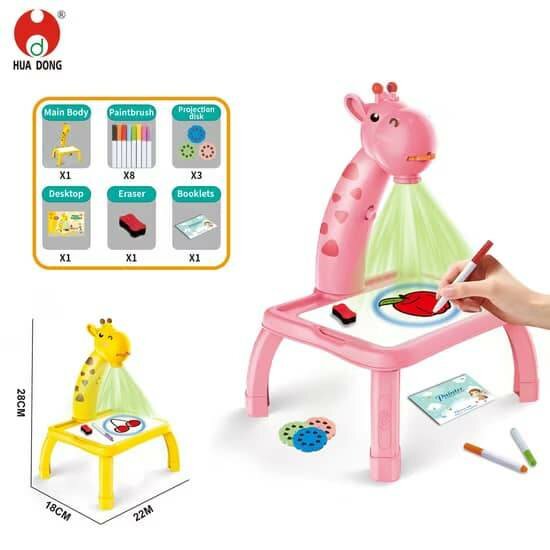 Table à dessin projecteur enfant