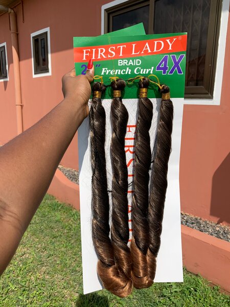 Tresses Bouclées Synthétiques 24"