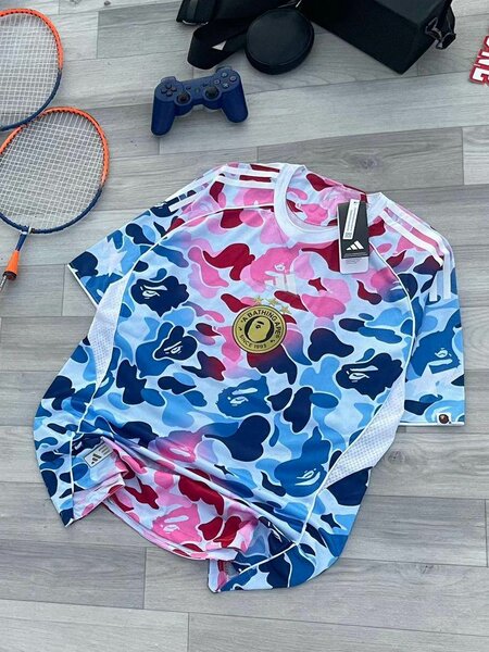Maillot de sport camouflage coloré