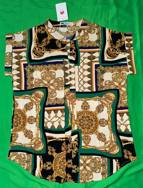 Chemise à motifs élégants