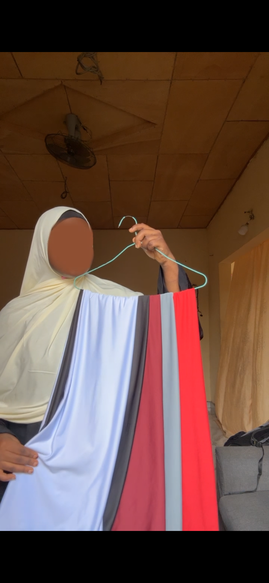 Abaya élégante multicolore