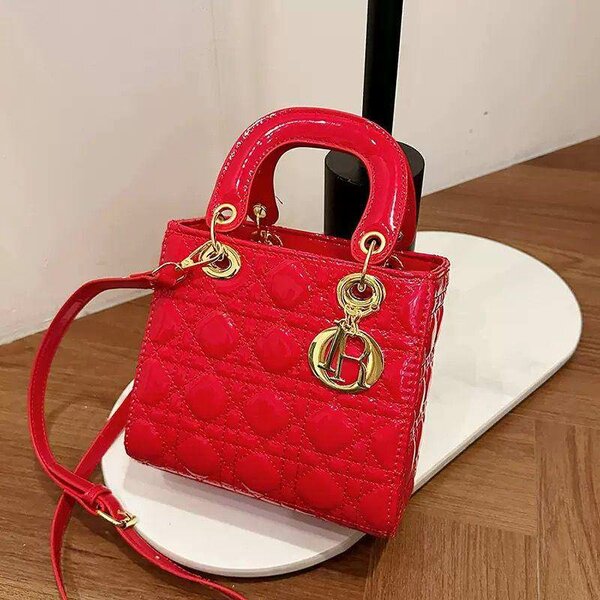 Sac à main rouge Dior femme