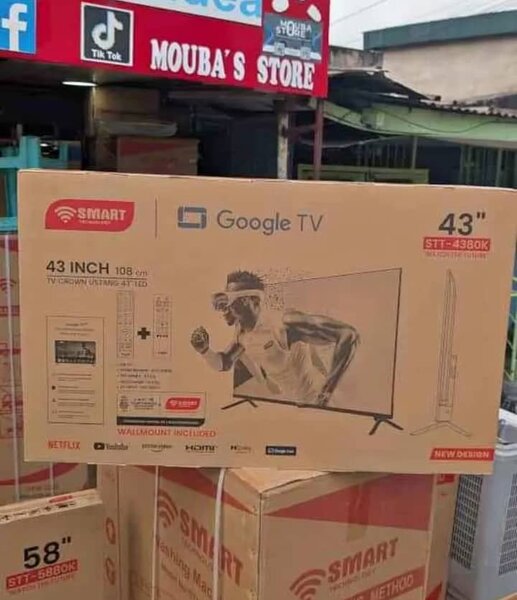 Téléviseur Smart Google TV 43 pouces