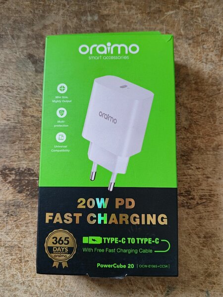 Chargeur rapide Oraimo 20W USB-C