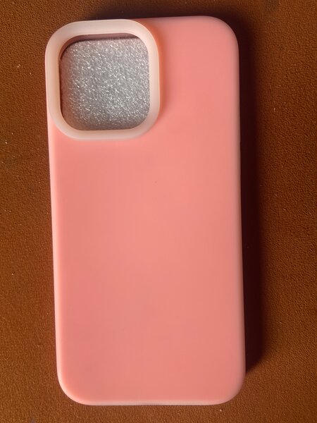 Étui silicone rose iPhone