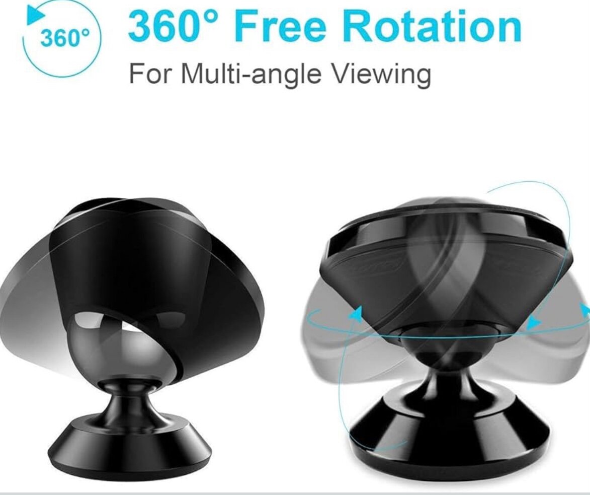 Support magnétique 360° pour téléphone