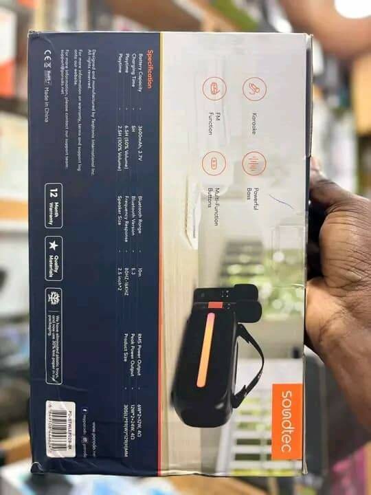 Enceinte Portable Soundtec avec Micro