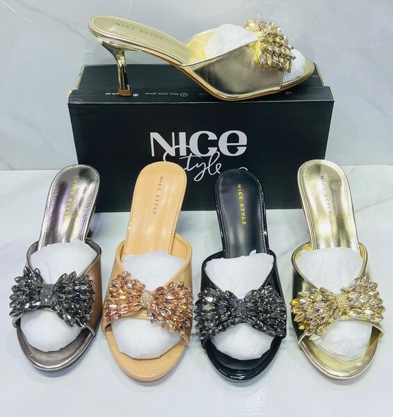 Mules glamour strass femme