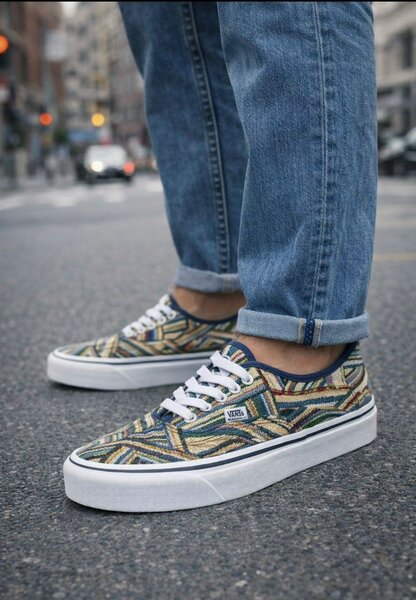 Chaussures Vans pour hommes en toile imprimée
