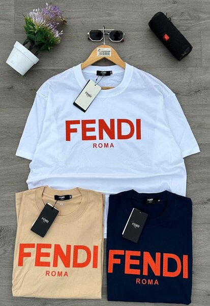 T-shirt Fendi Roma homme