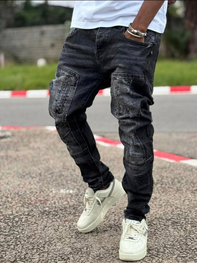 Jeans cargo homme tendance