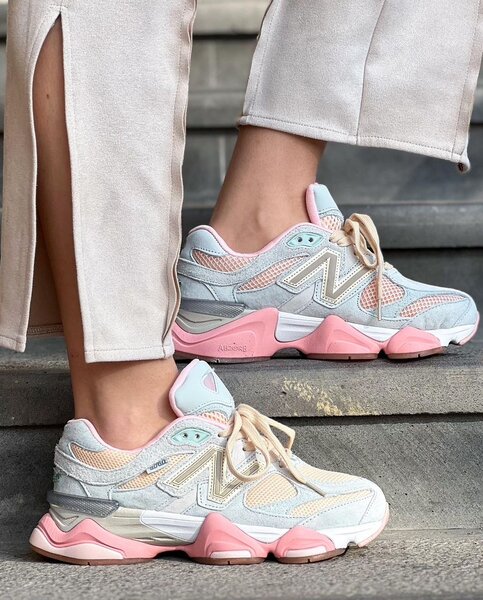 Baskets tendance femme pastel