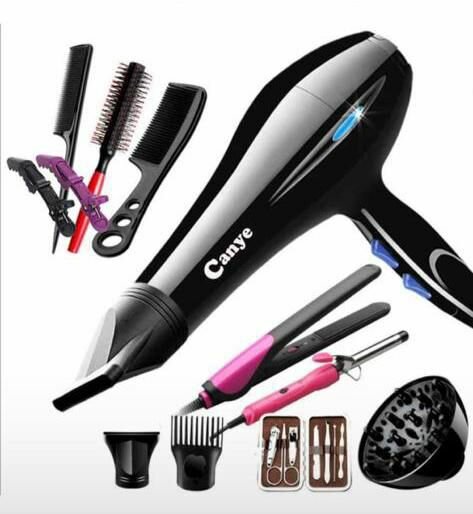 Sèche-cheveux kit complet
