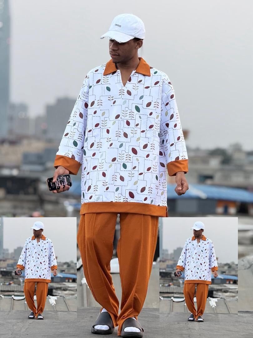 Chemise homme luxe motif imprimé