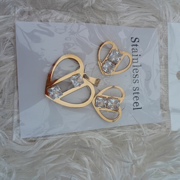 Parure Acier Inoxydable Dorée