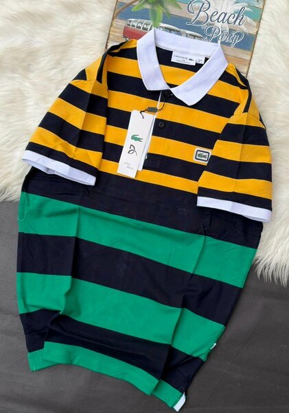 Chemise homme rayée multicolore