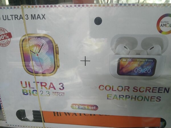Montre Ultra 3 Max + Écouteurs