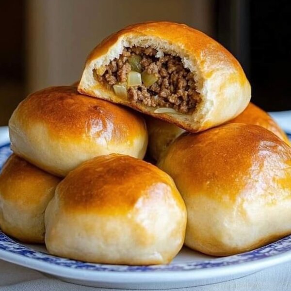 Pain fourré à la viande hachée