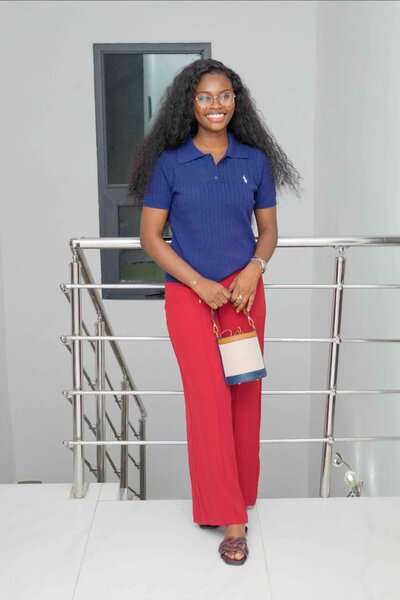 Pantalon rouge élégant pour femme