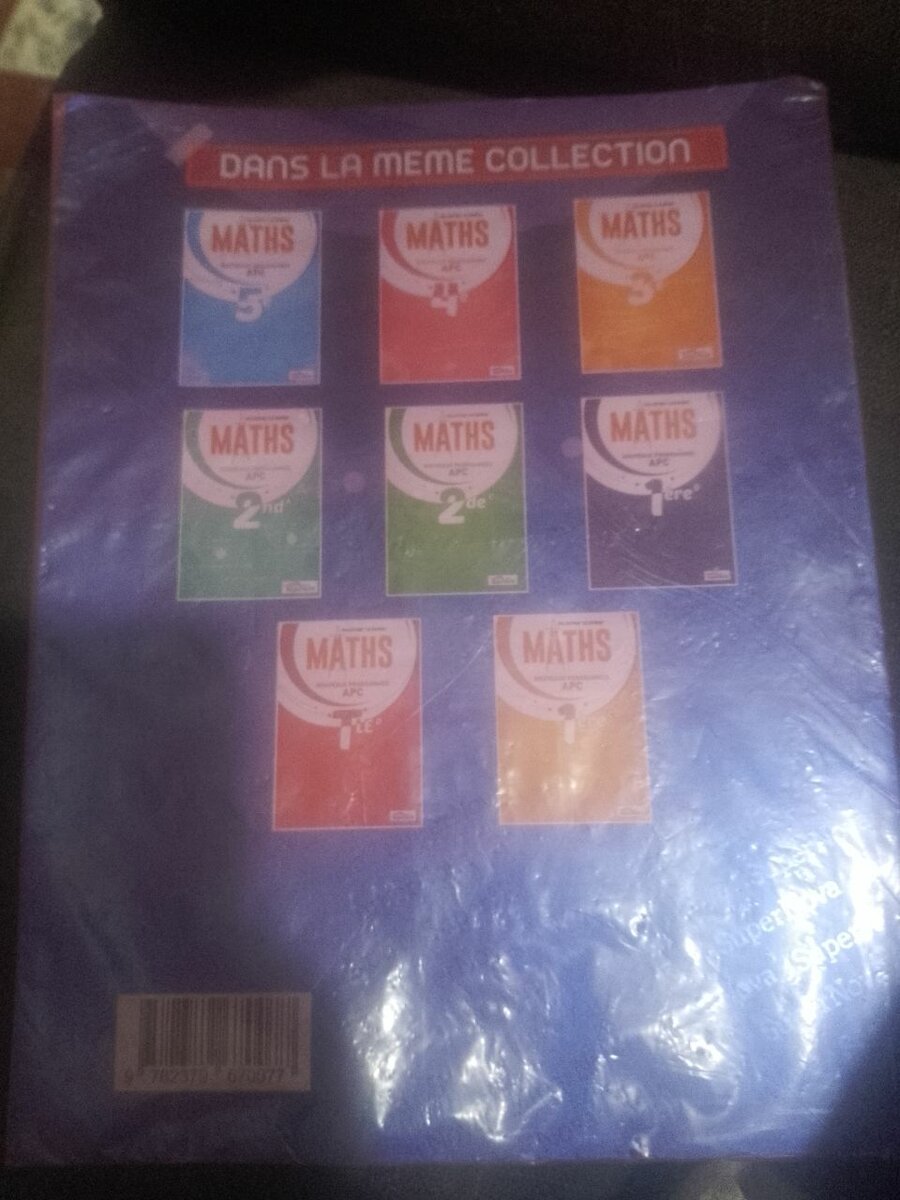 Livre de Mathématiques 6e APC