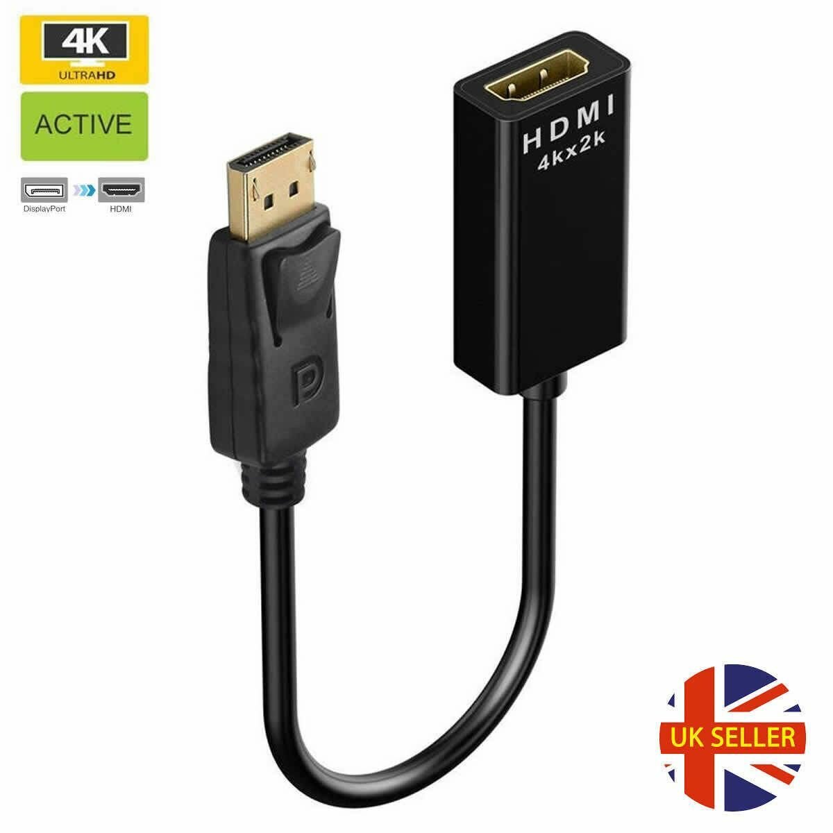 Adaptateur DisplayPort vers HDMI 4K