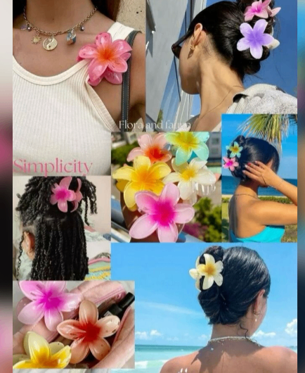 Fleurs Coiffe Cheveux Élégantes