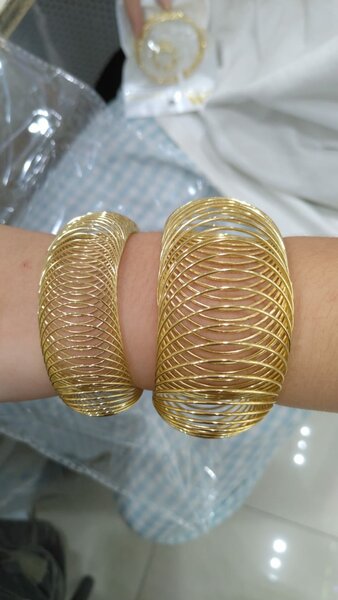 Bracelet en or tressé élégant