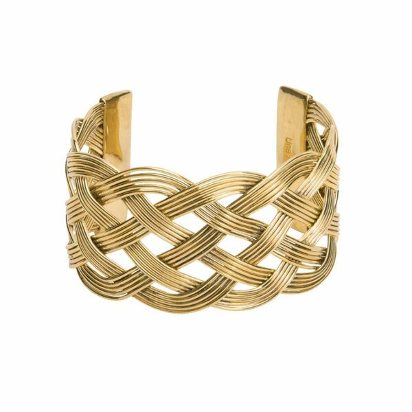 Bracelet en or tressé