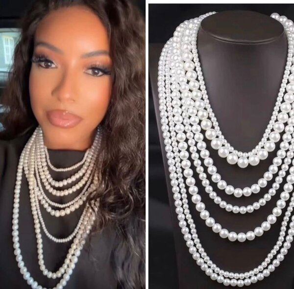 Collier perles femme luxe